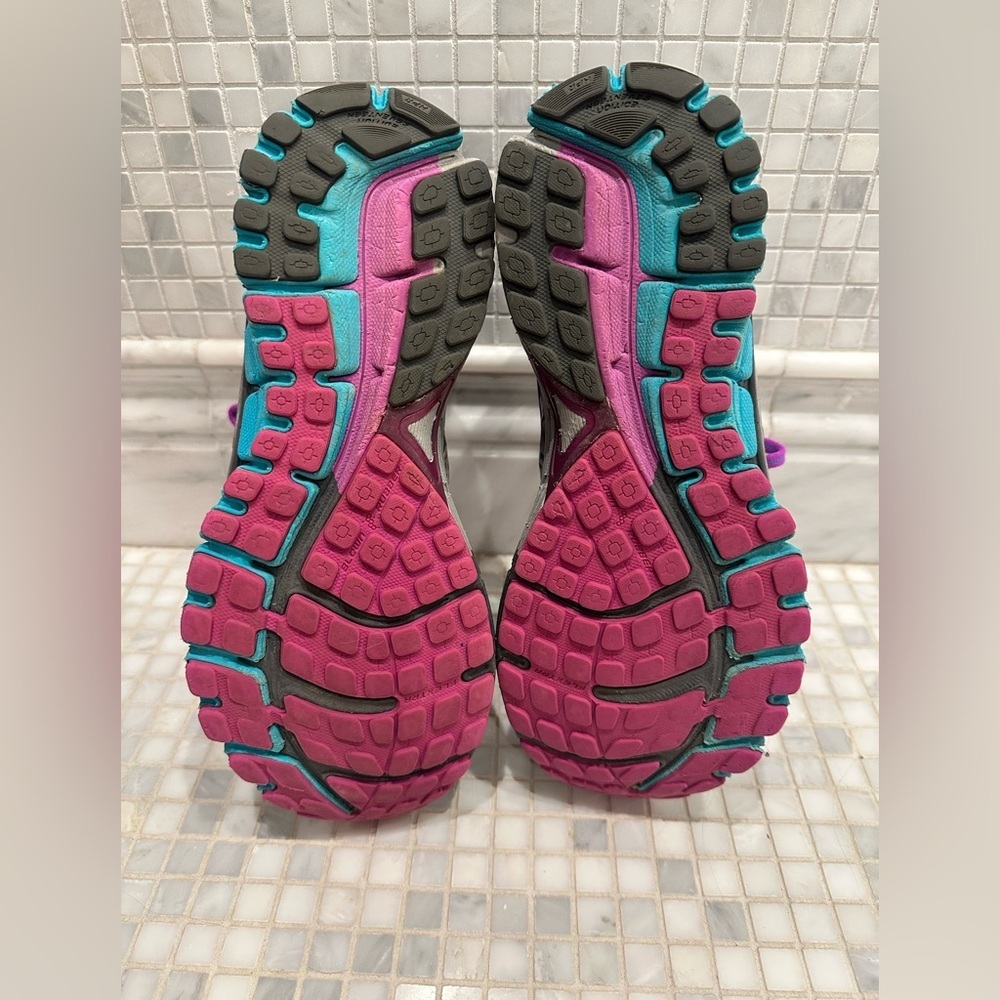 Brooks GTS 17 Women's Gray Blue Purple Running Shoes Size 10.5 - Picture 5 of 9